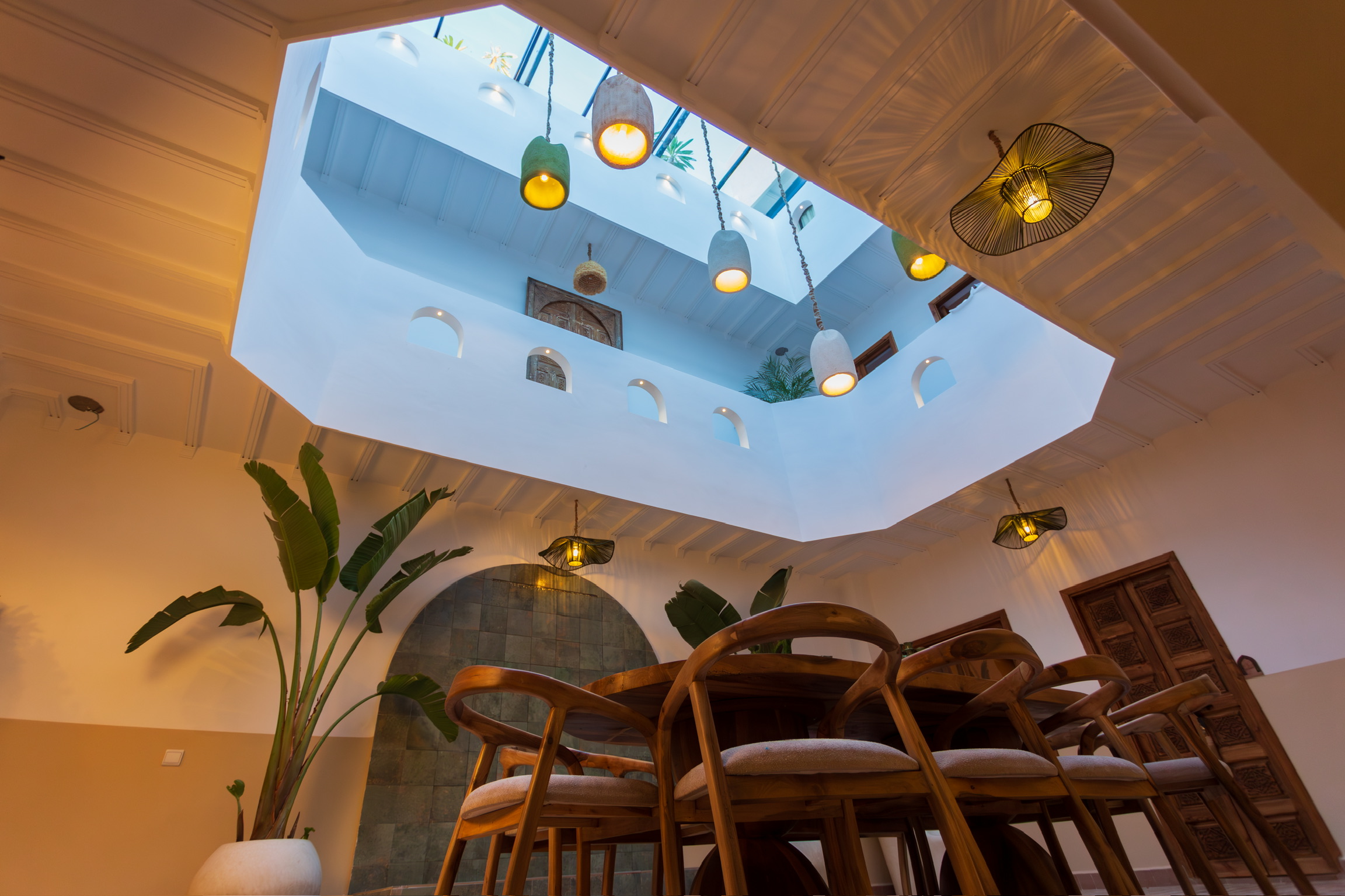 Riad KAMA Marrakech — patio et décoration